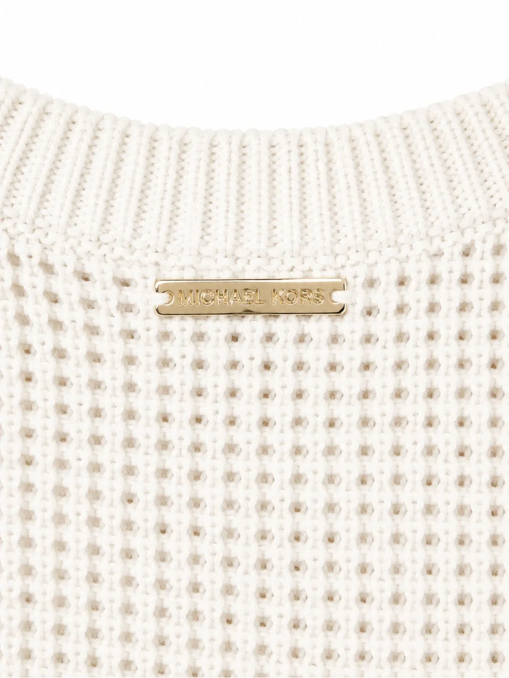 MICHAEL Michael Kors Ivory Fringe Knit Sweater – Women’s Medium